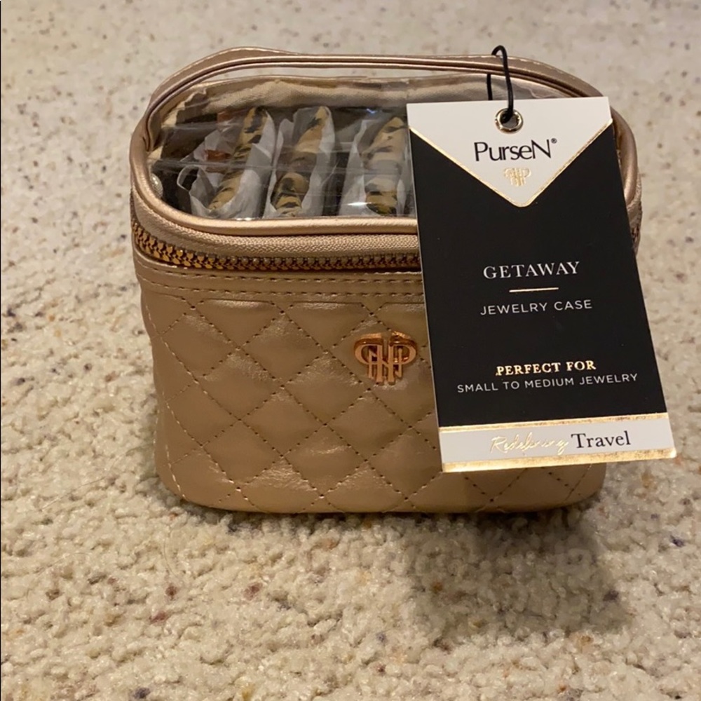 PurseN Getaway Jewelry Case - Rose Gold